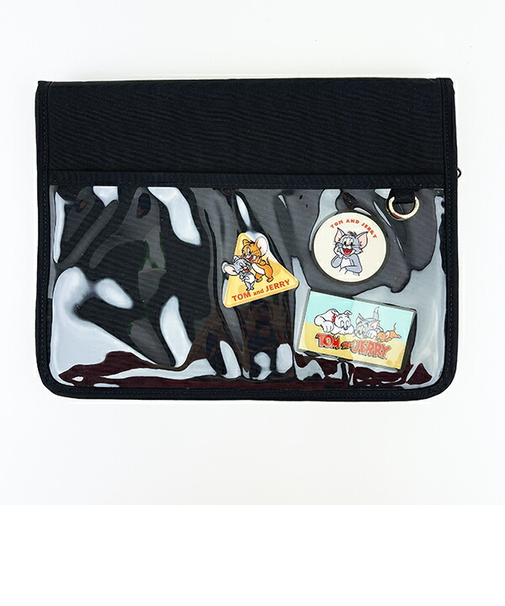 トムとジェリー トラベルガジェットケース (ブラック) トラベルバッグ