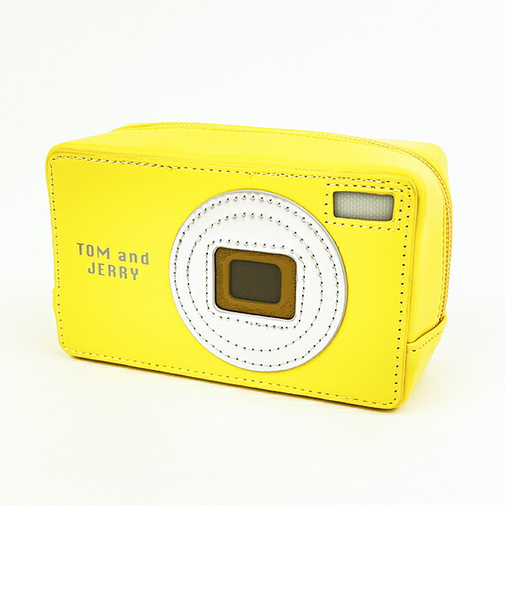 トムとジェリー デジカメポーチ イエロー トムジェリ
