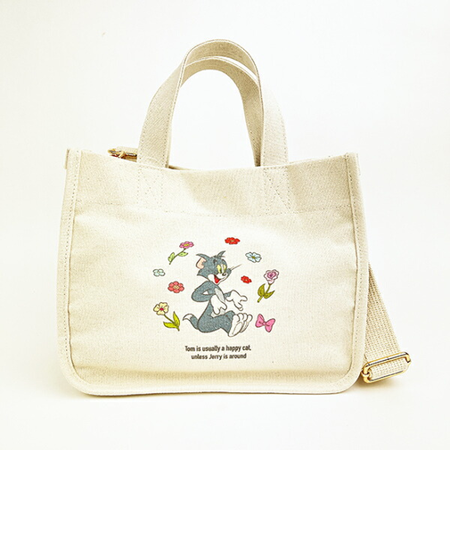 トムとジェリー トム フラワーランチバッグ トムジェリ