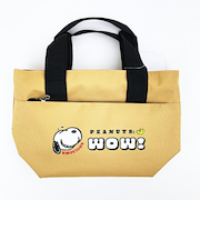 スヌーピー フェイス ポケット付きアルミランチバッグ SNOOPY