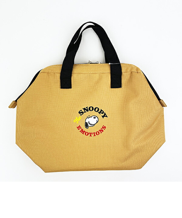 スヌーピー フェイス ワイヤー付きランチバッグ SNOOPY