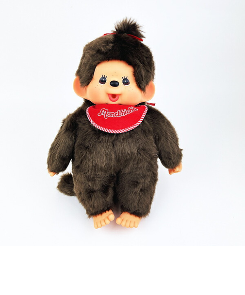 モンチッチ プレミアムスタンダード 女の子 ぬいぐるみ(L) ブラウン