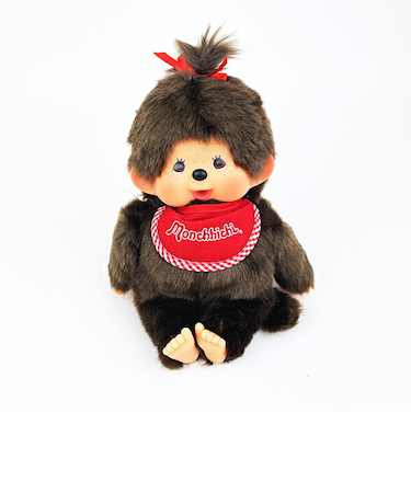 モンチッチ プレミアムスタンダード 女の子 ぬいぐるみ(M) ブラウン