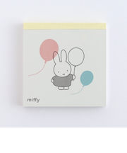ミッフィー miffy メモパッド・スクエア (balloon) 文具 日本製