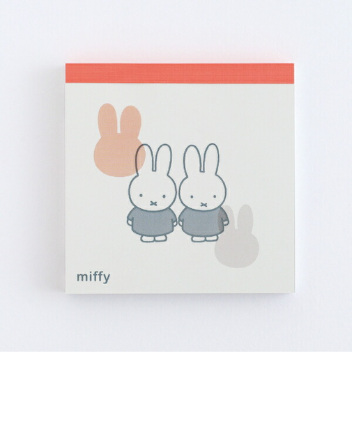ミッフィー miffy メモパッド・スクエア (friend) 文具 日本製