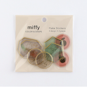 ミッフィー miffy フレークシール (fruits) 文具