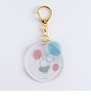 ミッフィー miffy ツインキーホルダー (balloon) 日本製