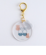 ミッフィー miffy ツインキーホルダー (friend) 日本製