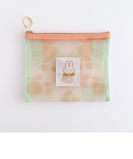 ミッフィー miffy メッシュポーチ (fruits)