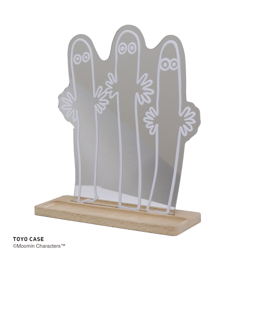 ムーミン ニョロニョロ ダイカットスタンドミラー 鏡 MOOMIN