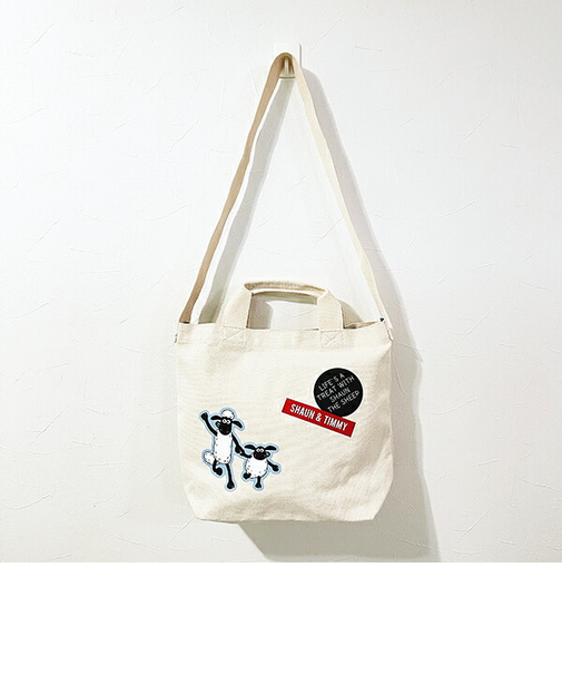 ひつじのショーン 30th 2WAYショルダーバッグ (アイボリー）