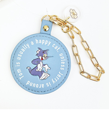 トムとジェリー トム フラワーミラーチャーム キーホルダー