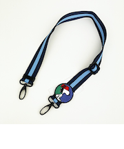 スヌーピー ショルダーバッグストラップ (ブルー×ネイビー) PEANUTS 75th ROOTOTE SNOOPY