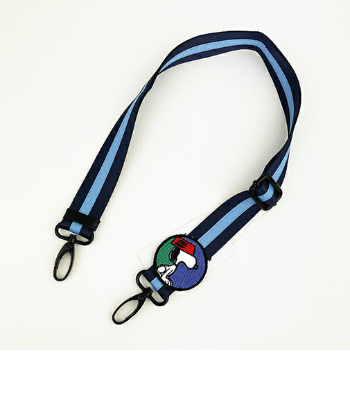 スヌーピー ショルダーバッグストラップ (ブルー×ネイビー) PEANUTS 75th ROOTOTE SNOOPY