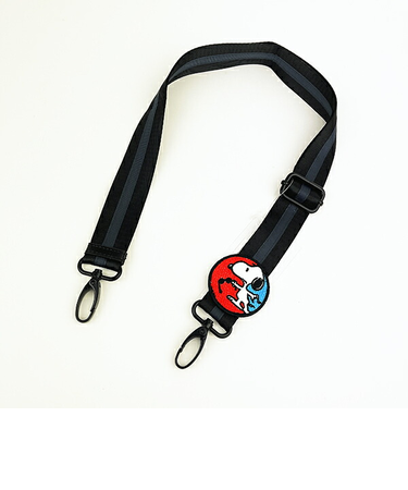 スヌーピー ショルダーバッグストラップ (ブラック) PEANUTS 75th ROOTOTE SNOOPY