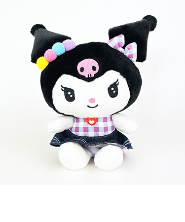 サンリオ クロミ ギンガムデニム ぬいぐるみ(S) Sanrio