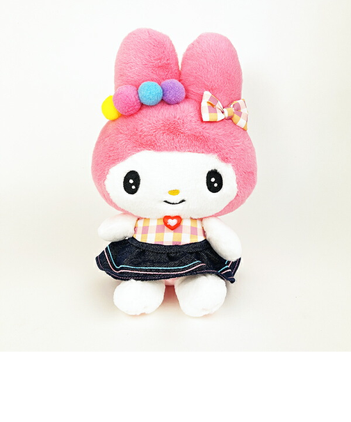 サンリオ マイメロディ ギンガムデニム ぬいぐるみ(S) Sanrio