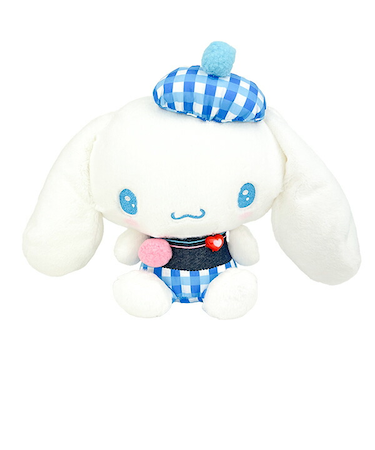 サンリオ シナモロール ギンガムデニム ぬいぐるみ(S) シナモン Sanrio