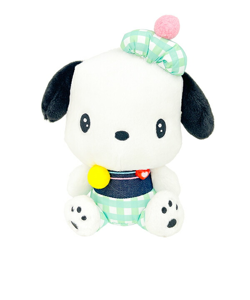 サンリオ ポチャッコ ギンガムデニム ぬいぐるみ(S) Sanrio