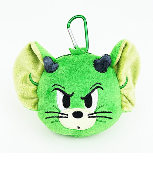 トムとジェリー 悪魔ジェリー カラビナ付きぬいぐるみファスナーマスコット