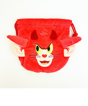 トムとジェリー 悪魔トム ぬいぐるみ巾着 巾着袋