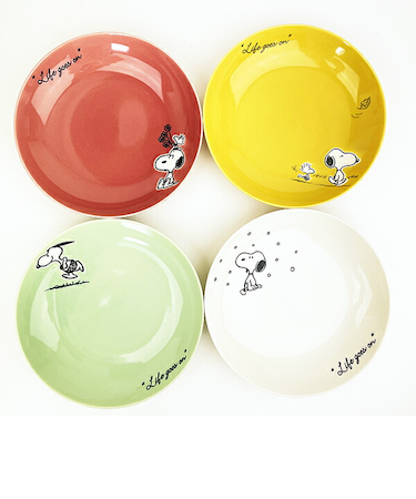 スヌーピー パスタプレートセット お皿 キッチン 日本製 SNOOPY
