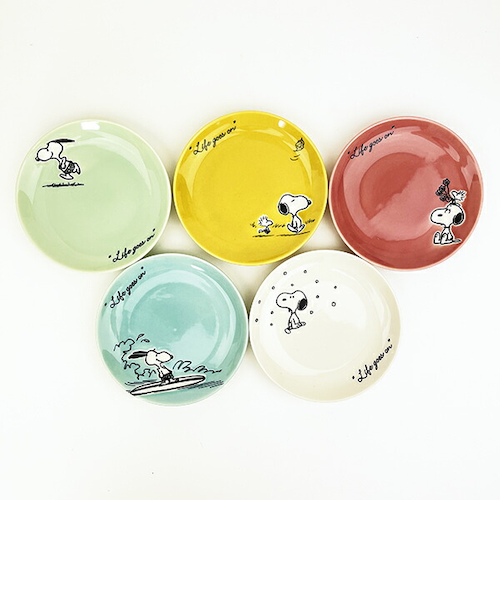 【未使用】PEANUTScafe オリジナルプレート　2枚セット pntscafenew_1716186668.jpg