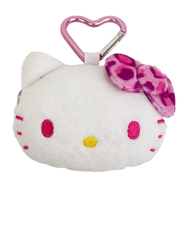 サンリオ ハローキティ ヒョウ柄シリーズ 小銭入れ ぬいぐるみ マスコット ピンク Sanrio