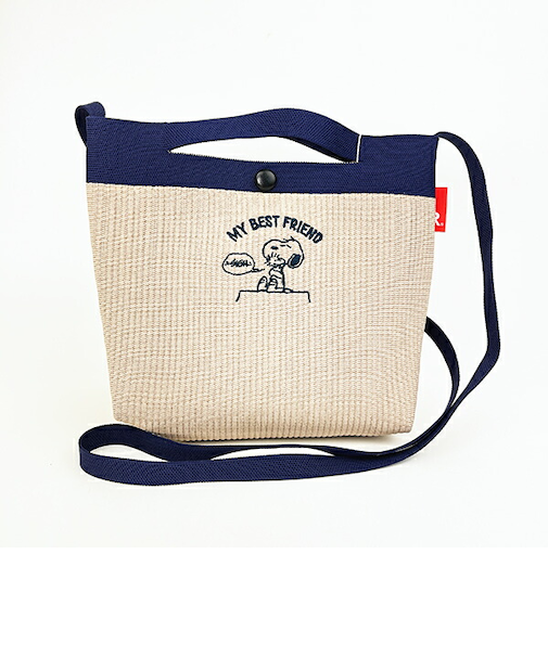 スヌーピー ルフル ショルダーバッグ ネイビー SNOOPY ROOTOTE ルートート コラボ