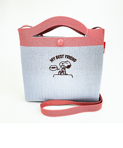 スヌーピー ルフル ショルダーバッグ ピンク SNOOPY ROOTOTE ルートート コラボ