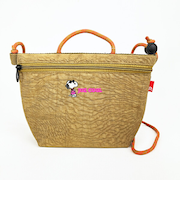 スヌーピー サコッシュ ブラウン ショルダーバッグ SNOOPY ROOTOTE ルートート コラボ