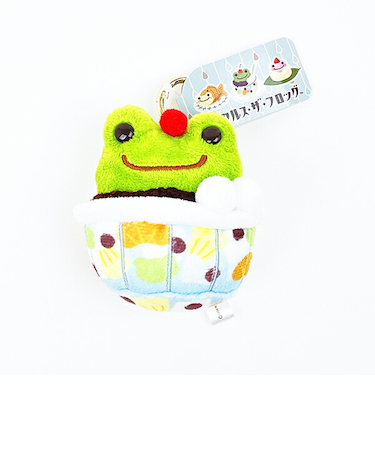 かえるのピクルス レトロカフェ 抹茶あんみつ マスコット ぬいぐるみ