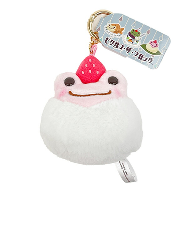 かえるのピクルス レトロカフェ いちご大福 マスコット ぬいぐるみ