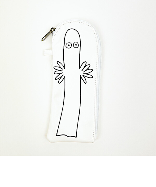 ムーミン ニョロニョロのながーいポーチ ホワイト MOOMIN