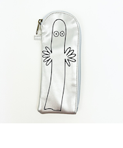 ムーミン ニョロニョロのながーいポーチ シルバー MOOMIN