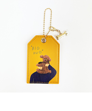 ACCOMMODE(アコモデ) エリクリン ラゲッジタグ イエロー トラベル