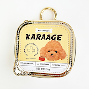 ACCOMMODE(アコモデ) エリクリン ドッグフードダイカットポーチ ゴールド