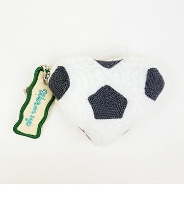 ACCOMMODE(アコモデ) ハートボールポーチ ホワイト