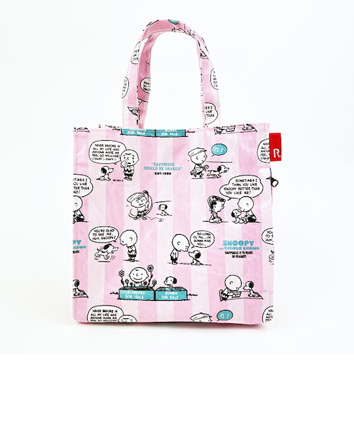 スヌーピー スクエアトートバッグ(小) 50ｓ SNOOPY ROOTOTE ルートート コラボ