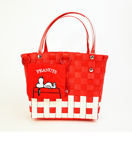 スヌーピー ドッグハウス バスケットトートバッグ SNOOPY ROOTOTE ルートート コラボ