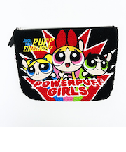 パワーパフガールズ サガラポーチ ブラック パワパフ