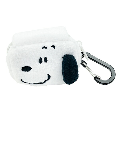 スヌーピー カラビナ付ふわミニポーチ キーホルダー SNOOPY