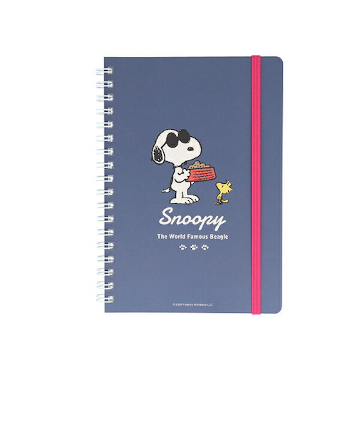 スヌーピー ジョー・クール ＷリングノートＢ6 NLC 日本製 文具 日本製 SNOOPY