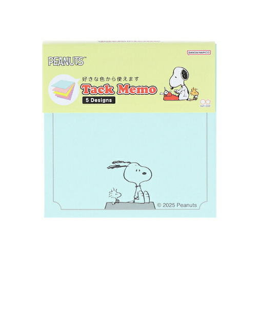 スヌーピー 付箋メモ5C NLC 文具 日本製 SNOOPY