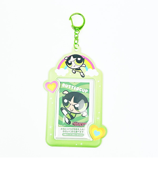 パワーパフガールズ バターカップ フォトフレームキーホルダー
