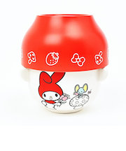 サンリオ マイメロディ 汁椀茶碗セットミニ 赤いきのこのおうち Sanrio