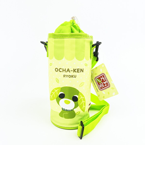 お茶犬 リョク ペットボトルカバー 水筒カバー