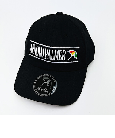 Arnold Palmer(アーノルドパーマー) ラインロゴキャップ (ブラック) 帽子 アパレル