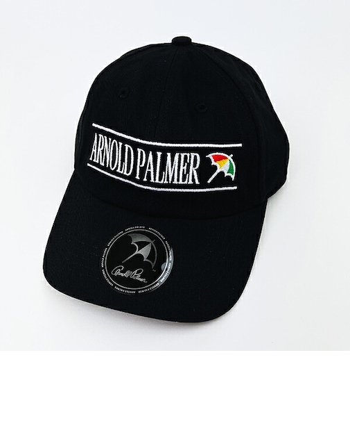 Arnold Palmer(アーノルドパーマー) ラインロゴキャップ (ブラック) 帽子 アパレル