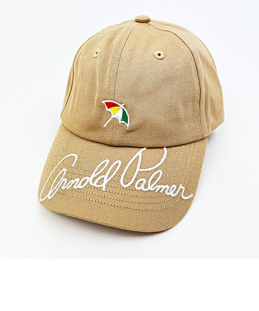 Arnold Palmer(アーノルドパーマー) つばロゴキャップ (ベージュ) 帽子 アパレル